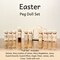 Easter Peg Doll Set with Cross and Tomb by Pegsies&#x2122;